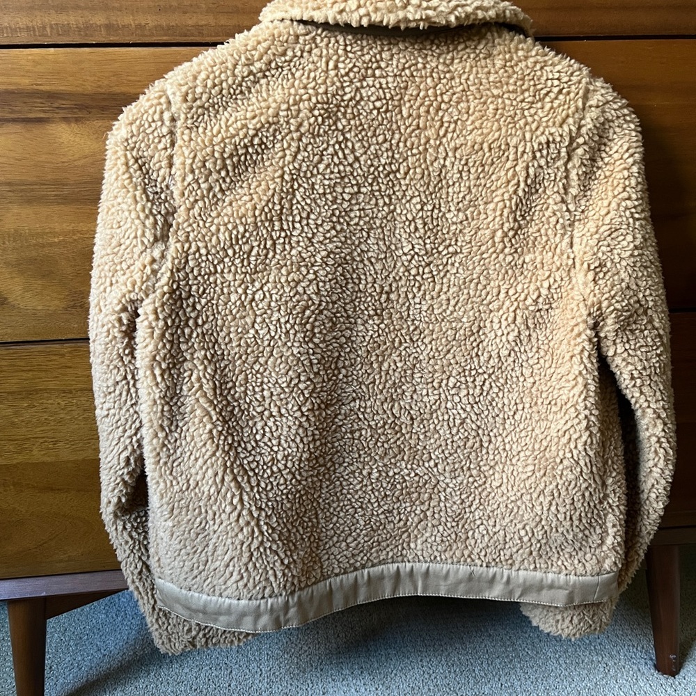 Women's Madewell Sherpa Portland Jacket Bomber XS - Picture 3 of 4